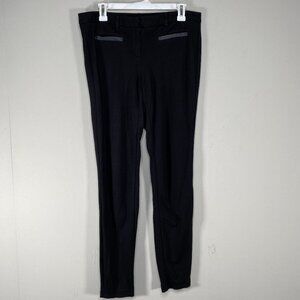 Dalia Collection Dress Pants Women's 8 Mid Rise Black Business Office